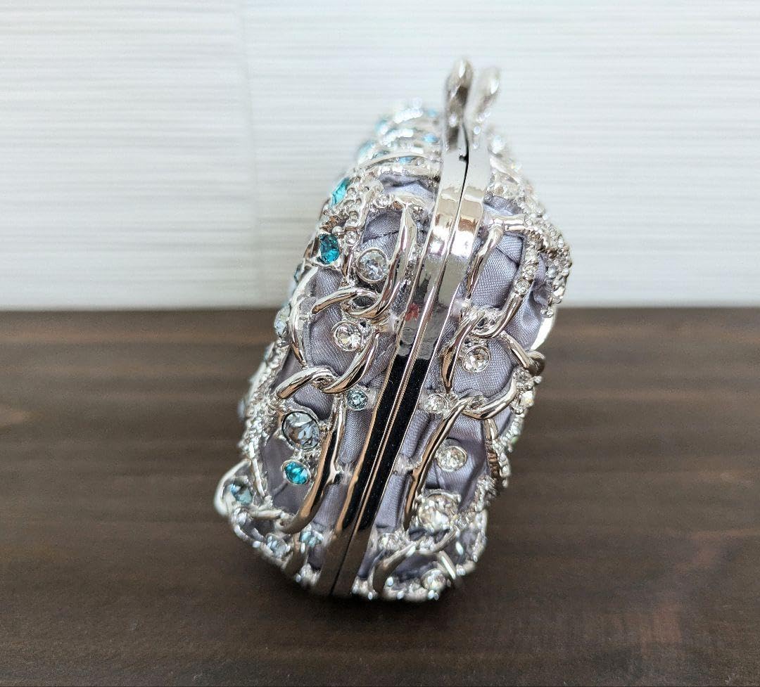 スワロフスキークリスタル　パーティーバッグ　クラッチバッグ　ジンカネヅ スワロフスキークリスタル パーティーバッグ クラッチバッグ